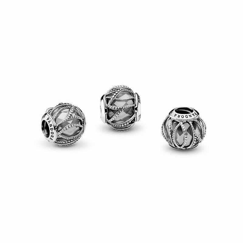 Pandora Intertwining Radiance Charm - Sterling Silver/Cubic Zirconia - Canada | HC2441DH